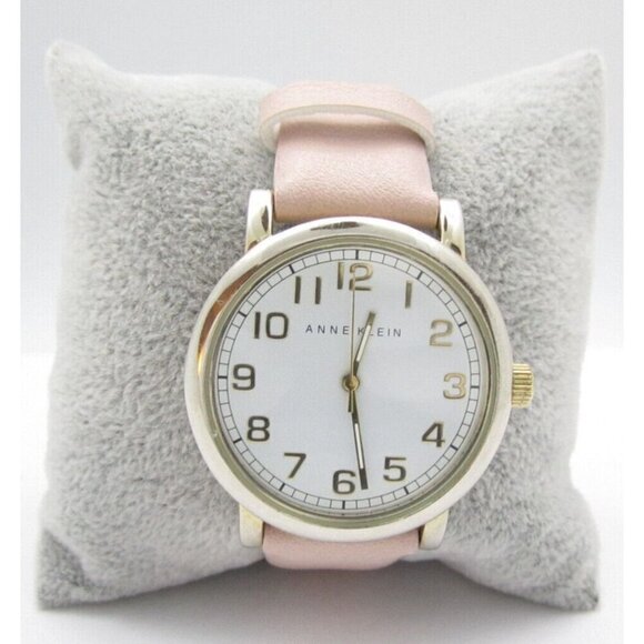 Women Anne Klein Quartz WR Analog 35mm Round Watch (H438) "New Battery" - Picture 1 of 10